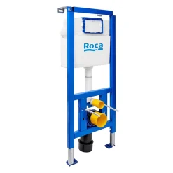 Roca Pack WC bâti-support + WC suspendu sans bride Swiss Aqua Technologies avec abattant SoftClose + plaque (ROSTINFBMR02-FR)