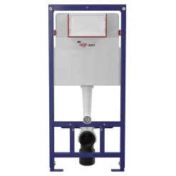 Swiss Aqua Technologies Pack WC bâti-support léger 112 cm ECO 2L + WC suspendu Ceramia + plaque noir mat (STECE14BMT01-FR)