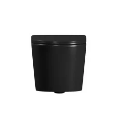 Swiss Aqua Technologies Pack WC bâti-support léger 112 cm ECO 2L + WC suspendu Ceramia + plaque noir mat (STECE14BMT01-FR)