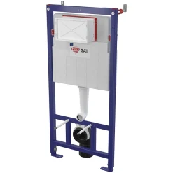 Swiss Aqua Technologies Pack WC bâti-support léger 112 cm ECO 2L + WC suspendu Ceramia + plaque noir mat (STECE14BMT01-FR)