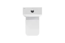 Wc À Poser|Sanindusa Pack WC Compact caréné blanc ADVANCE 61,5x36,5 chasse d'eau par le coté, évacuation arrière ou dessous, abattant inclus