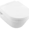 Wc Suspendu|Villeroy & Boch Pack WC cuvette suspendue sans bride avec abattant Targa Design