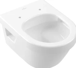 Wc Suspendu|Villeroy & Boch Pack WC cuvette suspendue sans bride avec abattant Targa Design