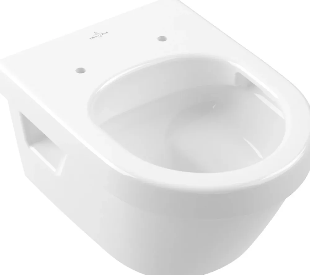 Wc Suspendu|Villeroy & Boch Pack WC cuvette suspendue sans bride avec abattant Targa Design