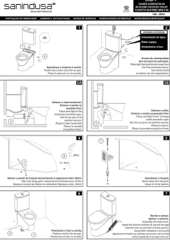 Sanindusa Pack WC cuvette+réservoir+abattant frein de chute+fixations caréné évacuation arrière alim. chasse d'eau par le côté blanc
