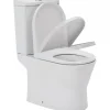 Wc À Poser|Sanindusa Pack WC cuvette+réservoir+abattant+fixations UrbY 65 caréné évacuation par dessous blanc