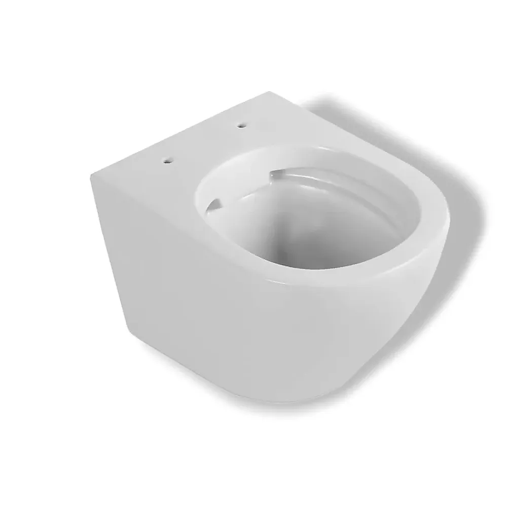 Badland Pack WC GEBERIT Bâti-support Duofix+WC Slim Soft-Close ROLO blanc+tapis d'isolation acoustique+plaque blanc