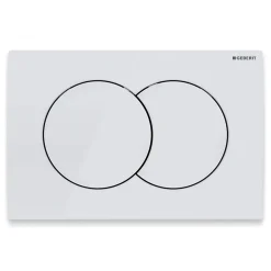 Badland Pack WC GEBERIT Bâti-support Duofix+WC Slim Soft-Close ROLO blanc+tapis d'isolation acoustique+plaque blanc