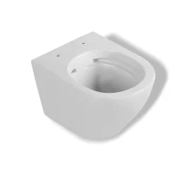 Badland Pack WC GEBERIT Bâti-support Duofix+WC Slim Soft-Close ROLO blanc+tapis d'isolation acoustique+plaque noir