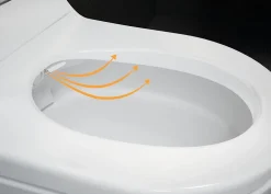 Geberit Pack WC japonais lavant suspendu Laita Premium Rimfree