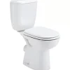 Sanindusa Pack WC PMR normes handicapé Aveiro Confort évacuation arrière alim. chasse d'eau par dessous blanc