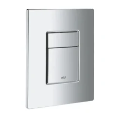 Wc Suspendu|Grohe Pack WC Rapid SL + Cuvette sans bride SAT, fixations invisibles + Plaque Chrome (RapidSL082-SATrimless-1)