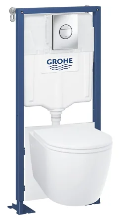 Wc Suspendu|Grohe Pack WC suspendu 1,13 m Solido Start Round