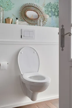 Jacob Delafon Pack WC suspendu avec bâti + WC sans bride, Louis