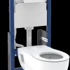 Wc Suspendu|Geberit Pack WC suspendu avec bâti-support autoportant G450 Rimfree