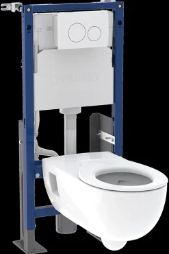 Wc Suspendu|Geberit Pack WC suspendu avec bâti-support autoportant G450 Rimfree