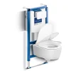 Villeroy & Boch Pack WC suspendu avec bâti + WC, Villeroy et Boch Avento
