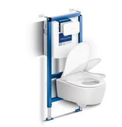 Villeroy & Boch Pack WC suspendu avec bâti + WC, Villeroy et Boch Avento