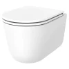 Siamp Pack WC suspendu avec cuvette sans bride effet Vortex Luvia et bâti universel