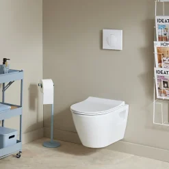 Planète Bain Pack WC suspendu Bati Siamp universel + cuvette sans bride samara