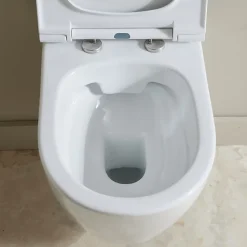 Planète Bain Pack WC suspendu Bati Siamp universel + cuvette sans bride samara