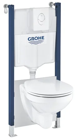 Grohe Pack WC suspendu blanc Solido Baufirst