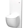 SFA Pack WC suspendu broyeur blanc avec bâti et pompe de relevage intégrée, Sanicompact