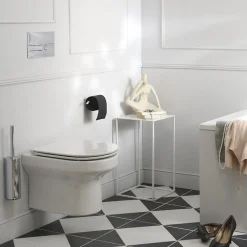 Wc Suspendu|Jacob Delafon Pack WC suspendu sans bride Elite + bâti-support + plaque Chrome + accessoires