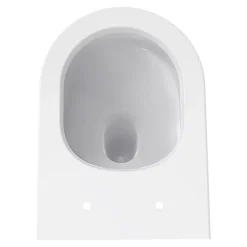 Wc Suspendu|GoodHome Pack WC suspendu sans bride Luvia avec bâti-support sol et mur autoportant Silgo
