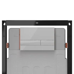 Wc Suspendu|GoodHome Pack WC suspendu sans bride Luvia avec bâti-support sol et mur autoportant Silgo