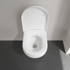 Wc Suspendu|Villeroy & Boch Pack WC suspendu sans bride VILLEROY ET BOCH Architectura Directflush + abattant + plaque blanche + bâti + Tabouret blanc
