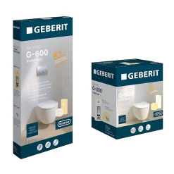 Wc Suspendu|Geberit Pack WC suspendu sans bride, G-600 Pure Mat