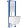 Wc Suspendu|Siamp Pack WC suspendu sans bride Nacre