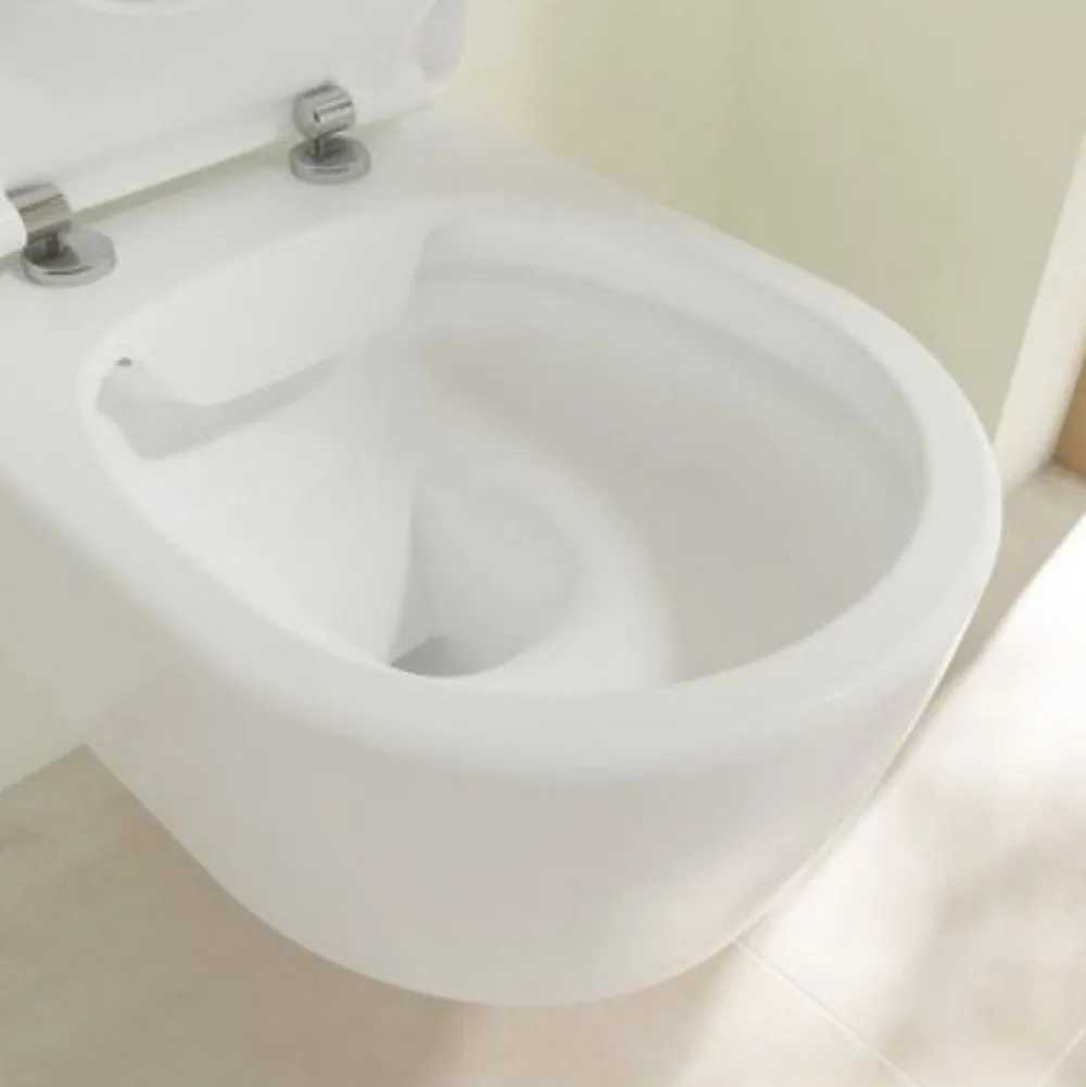 Wc Suspendu|Villeroy & Boch Pack WC suspendu sans bride VILLEROY ET BOCH Avento + Bâti support ViConnect Pro + abattant frein de chute + plaque blanche