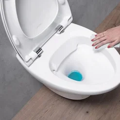 Wc Suspendu|Jacob Delafon Pack WC suspendu sans bride Nouvelle vague + bati support + plaque chromé brillant blanc mat