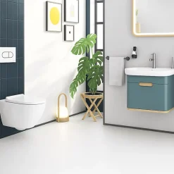 Wc Suspendu|Vitra Pack WC suspendu Sento blanc + bâti autoportant V-Fix Core + Plaque Round Blanche
