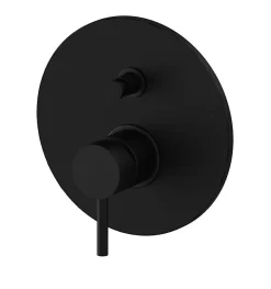 Colonne De Douche Sans Robinetterie|Paffoni Mitigeur à encastrer, noir mat (LIG015NO)