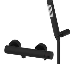 Paffoni Mitigeur de douche avec accessoires, noir mat (LIG168DNO)