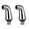 Accessoire De Robinet|Paini Paire de colonnettes luxe Chrome