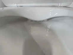Wc À Poser|Laneri Paire de Sanitaires Bent Rimless - Cuvette + Bidet Mural au Sol Blanc Brillant - Sans Bride, Abattant Soft-Close