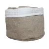 Sud Etoff Panier invité avec serviettes (30x30 cm - Naturel)