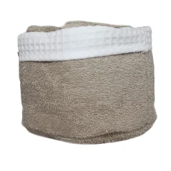 Sud Etoff Panier invité avec serviettes (30x30 cm - Naturel)