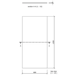 Wedi Panneau de construction 125 x 60 x 1 cm