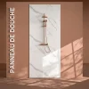 Mon Marché Déco Panneau Douche PVC Marbre Calacatta - L. 240 x l. 100 x ép. 1 cm