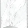 Panneau Mural De Salle De Bains|Ma nouvelle décoration Panneau Mural Alu Douche salle de bain MARBRE BLANC Mat 120 cm x 210 cm Ma Nouvelle Déco