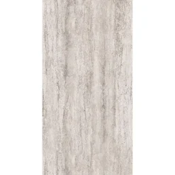 Schulte Panneau mural de salle de bains l.100 x H.210 cm, effet travertin beige structuré, DécoDesign Softtouch