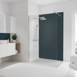 Schulte Panneau mural de salle de bains l.120 x H.210 cm, anthracite, DecoDesign