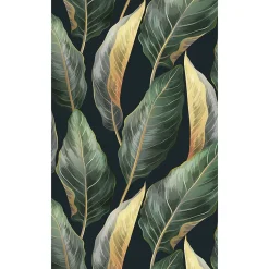 Schulte Panneau mural de salle de bains l.150 x H.255 cm, motifs feuilles bananier, DecoDesign