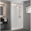 Kinedo Panneau mural de salle de bain - Kinewall Design - - Blanc satiné - 125x250 cm