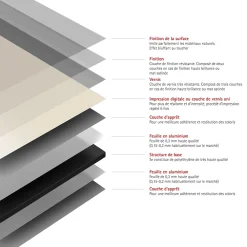 Schulte Panneau mural de salle de bains l.100 x H.210 cm, beige brillant, Décodesign Brio vendu par 2